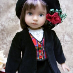 PDF Pattern Effner 13&quot; Little Darling, &quot;Fridays Child&quot; Blazer, Skirt, Jumper,Vest, Blouse, Hat