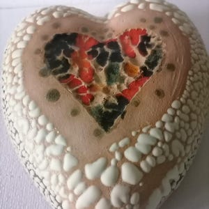 Pet urn heart ceramic ash urn