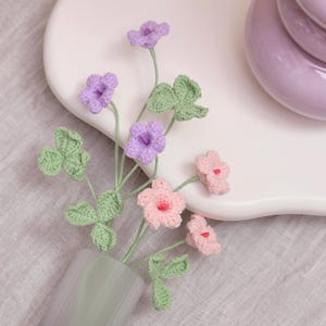 Oxalis Häkelanleitungen, Englische Muster, PDF mit Video-Anleitung, DIY Geschenke