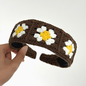 Handmade Crochet Headband – Elegant Hair Accessory, Unique Gift for Her, Boho & Vintage Style Hairband