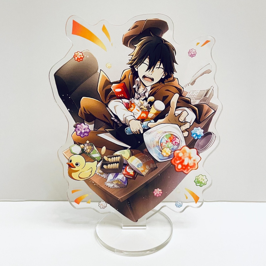 Bungo Stray Dogs Acrylic Standee, Double Side Standee, Anime standee, Osamu Dazai, Atsushi Nakajima, Chuya Nakahara, Desk Stand, Anime Gifts