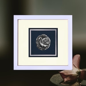 Swan Handmade Art | Greek Classical Art | Greek Classic | Wall Art | Mythology Lover Gift | Collectible  | Greek Mythology Archaeology