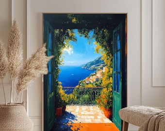 Open Window, Henri Matisse Poster, Colorful Wall Art as Matisse Print, Matisse Art Print, Matisse Museum Print, Modern Horizontal Art Print