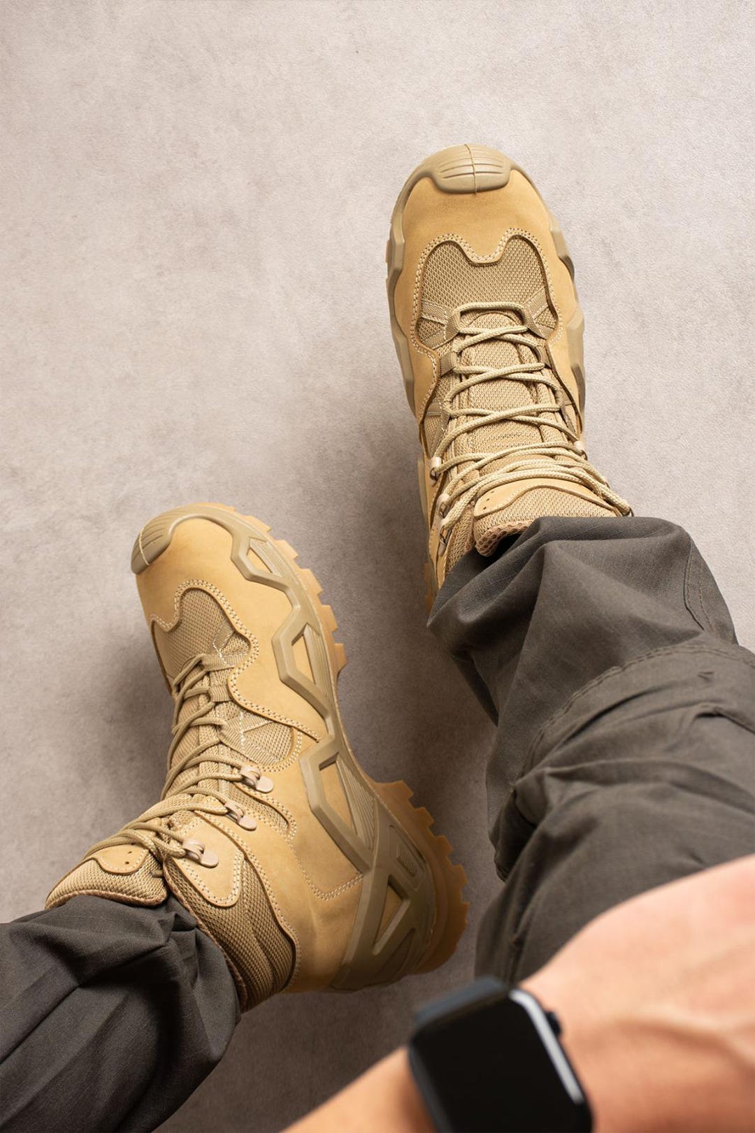 women's genuine leather combat boots