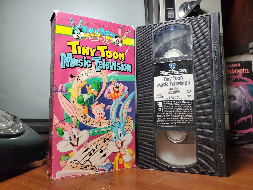 Tiny Toon Music Television VHS Video Cassette Tape Movie Etsy