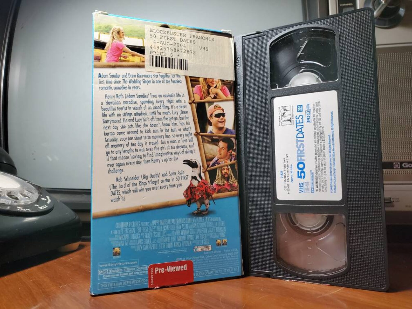 50 First Dates VHS Video Cassette Tape Movie Vintage Retro Etsy