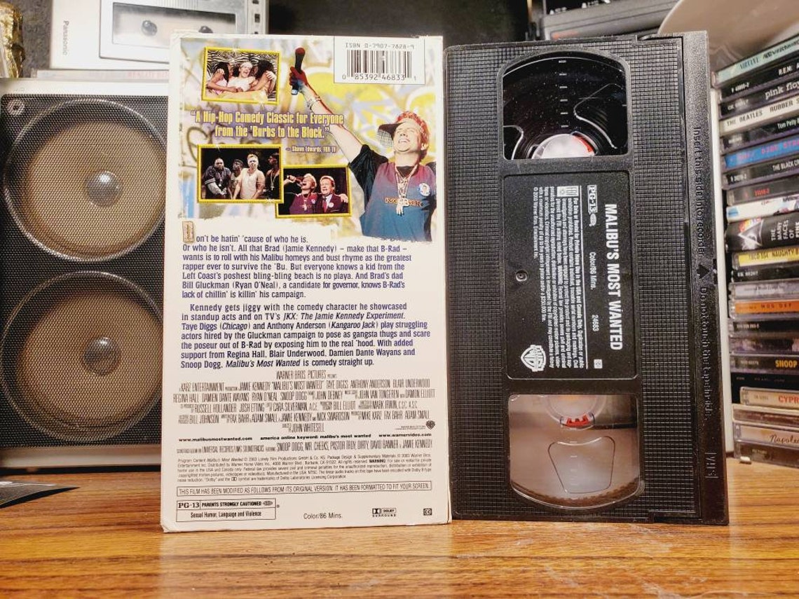 Malibu's Most Wanted VHS Video Cassette Tape Movie Etsy