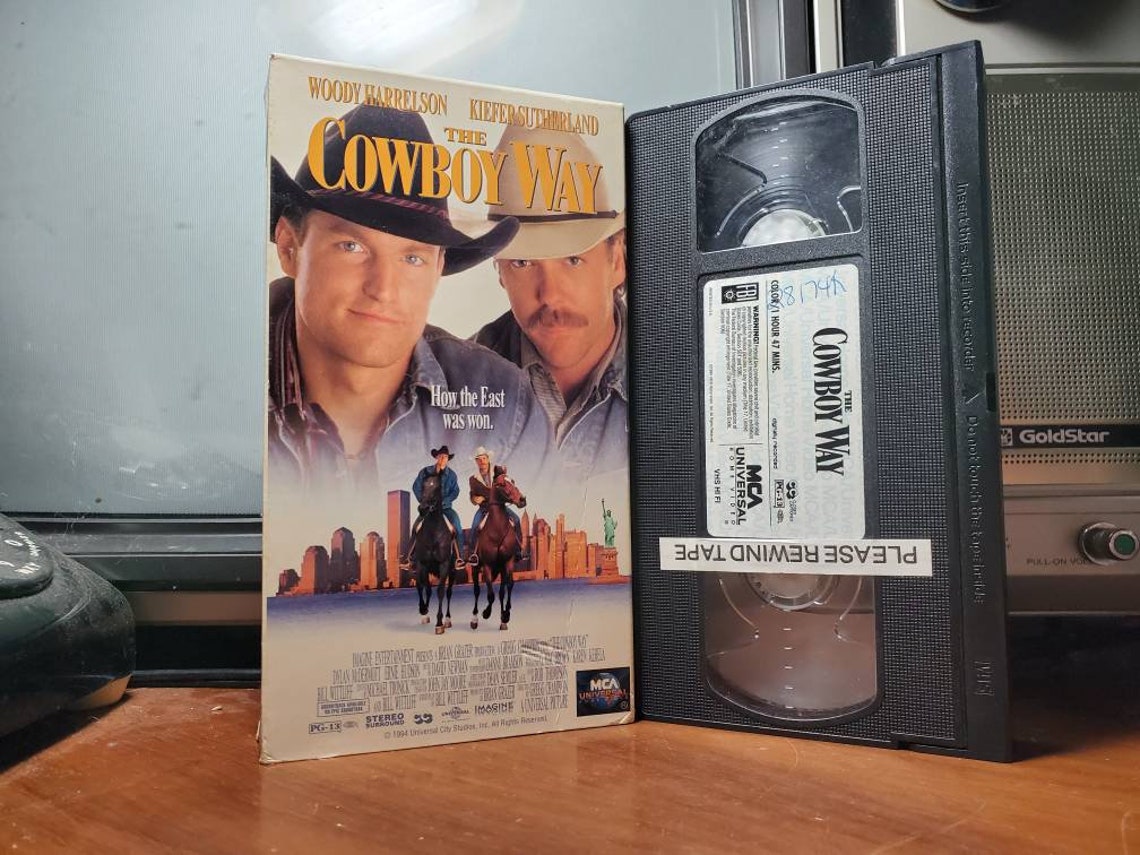 The Cowboy Way VHS Video Cassette Tape Movie Vintage Retro | Etsy