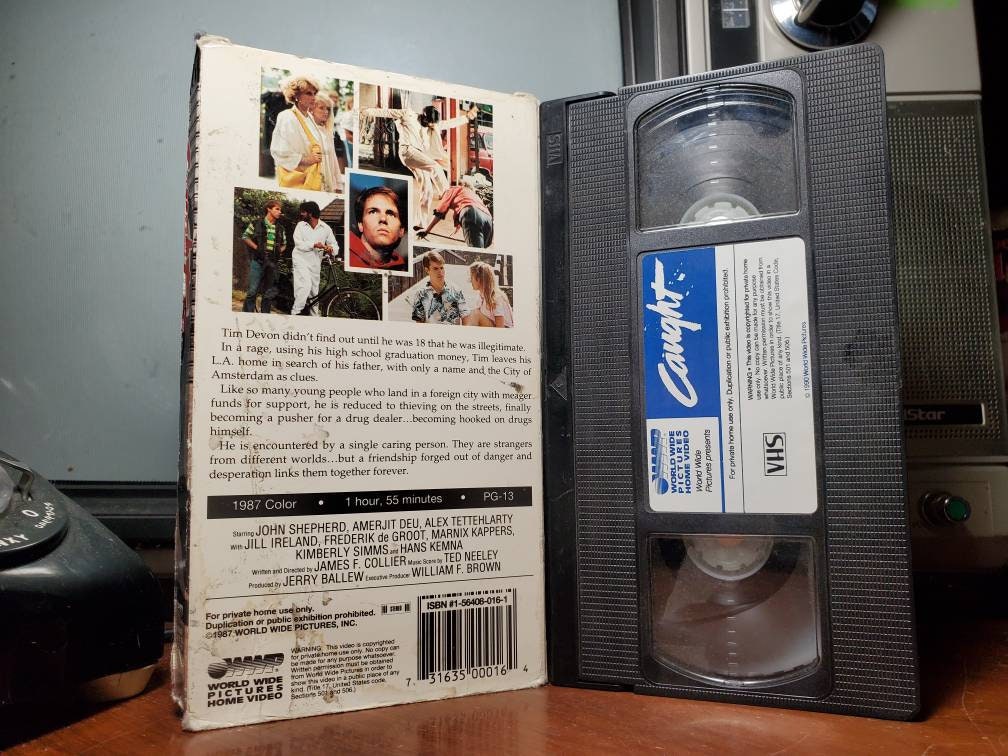 Caught VHS Video Cassette Tape Movie Vintage Retro VHS | Etsy