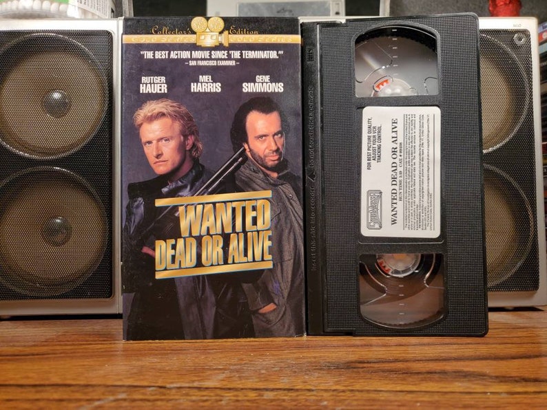 Wanted Dead or Alive VHS Video Cassette Tape Movie Vintage Etsy