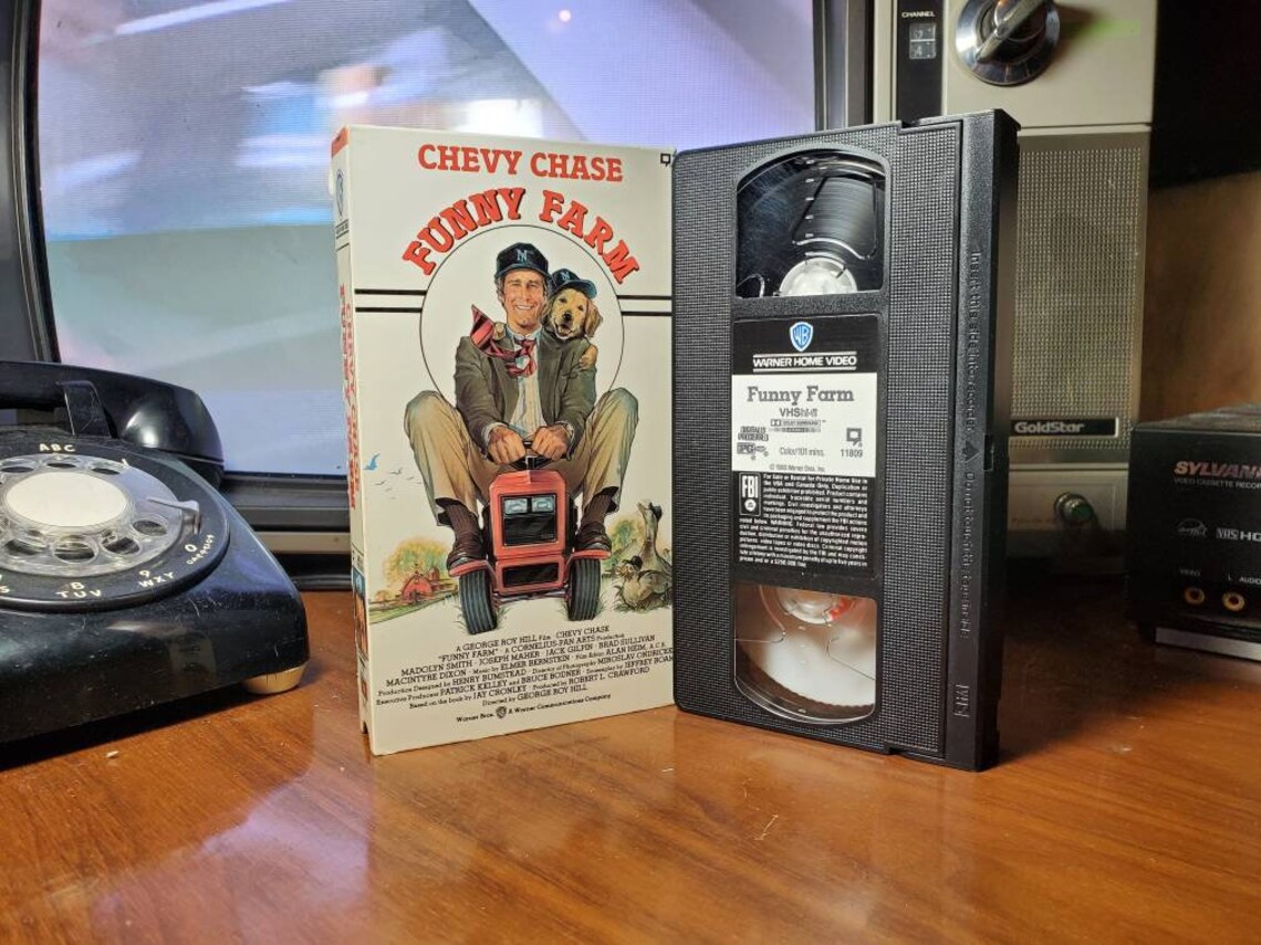 Funny Farm VHS Video Cassette Tape Movie Vintage Retro VHS Etsy