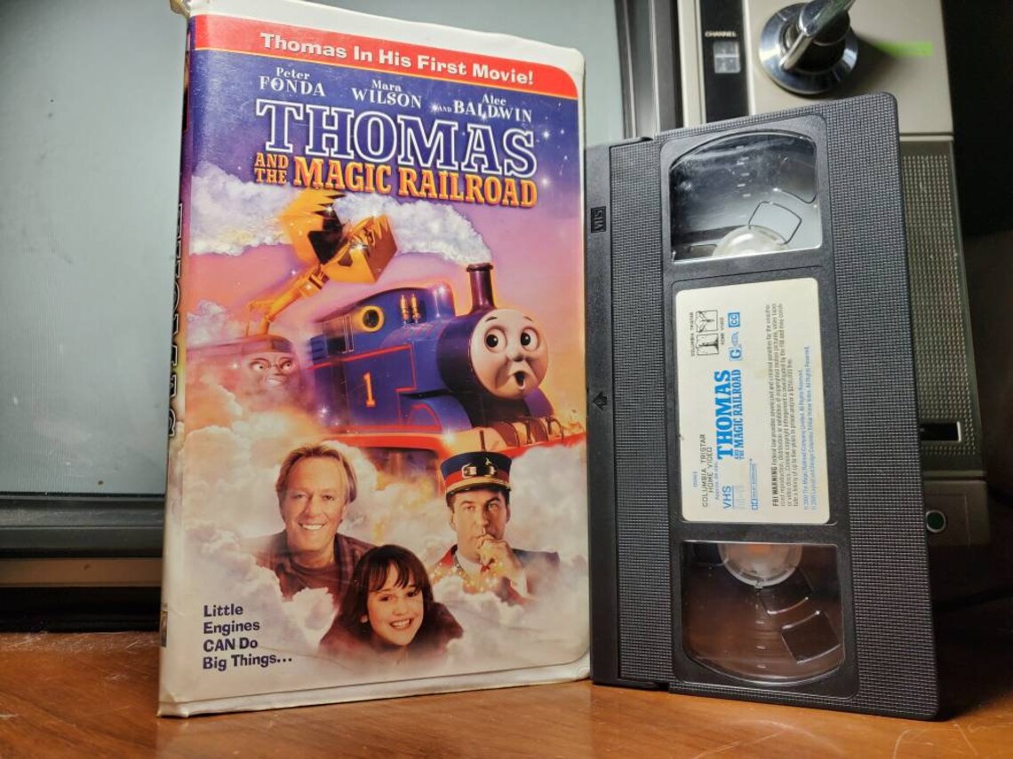 Thomas an the Magic Railroad VHS Video Cassette Tape Movie Etsy New