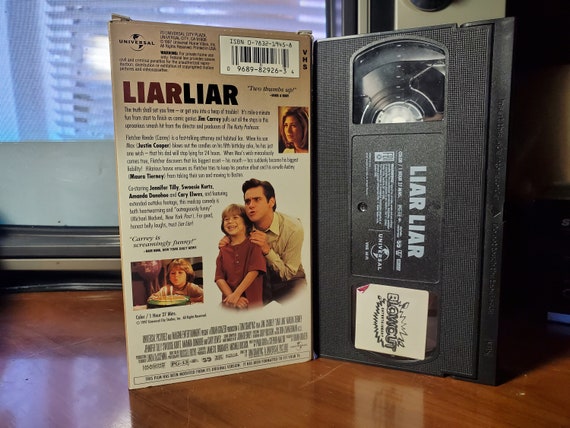 Liar Liar Vhs Video Cassette Tape Movie Vintage Retro Vhs Etsy Liar Liar Vhs Video Cassette Tape Movie Vintage Retro Vhs Etsy