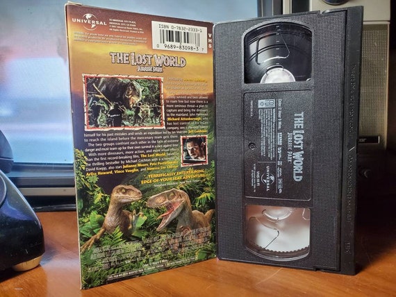 Jurassic Park 2 The Lost World Vhs Video Cassette Tape Etsy Hong Kong