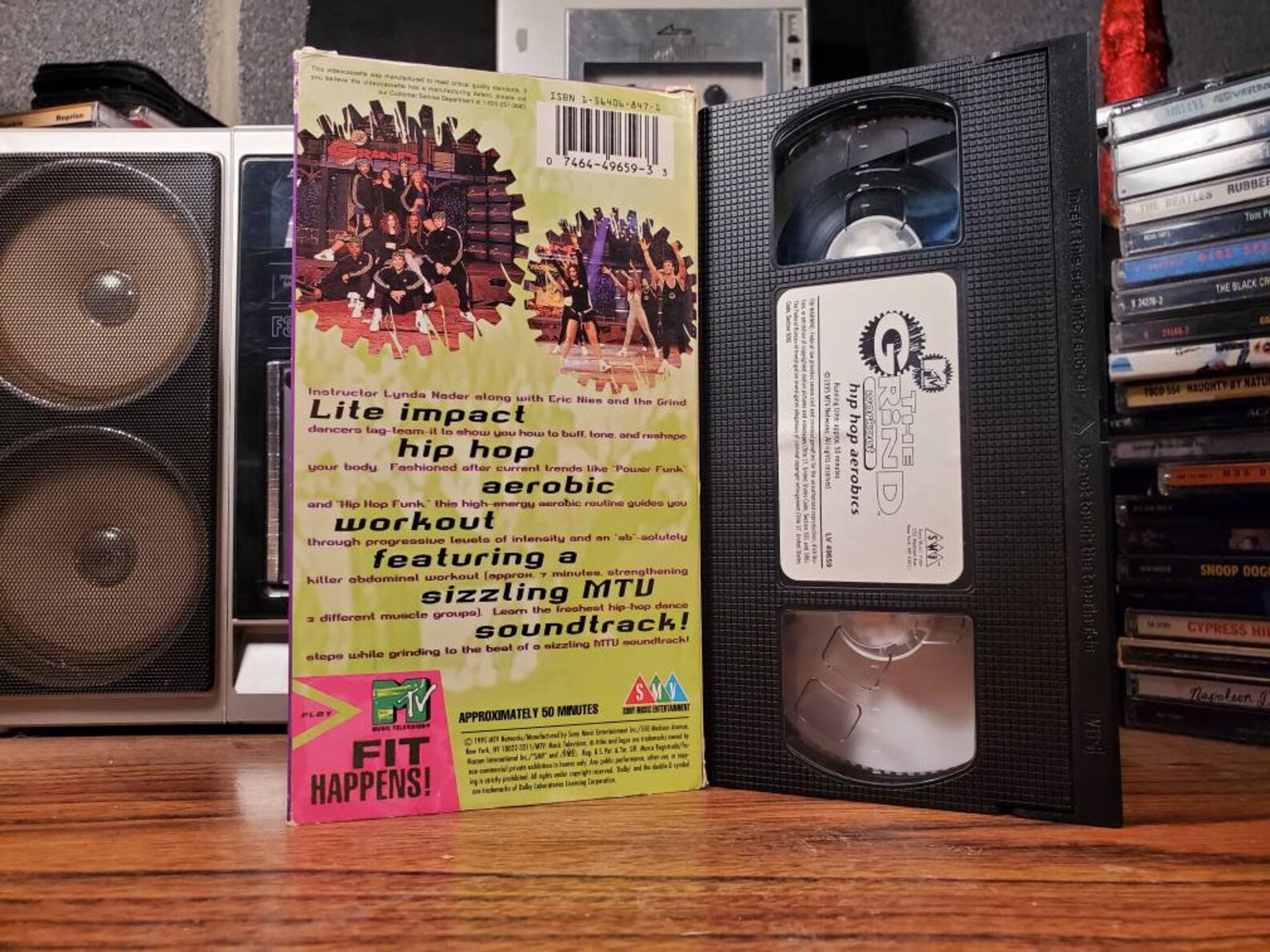 The Grind Workout Hip Hop Aerobics VHS Video Cassette Tape Etsy