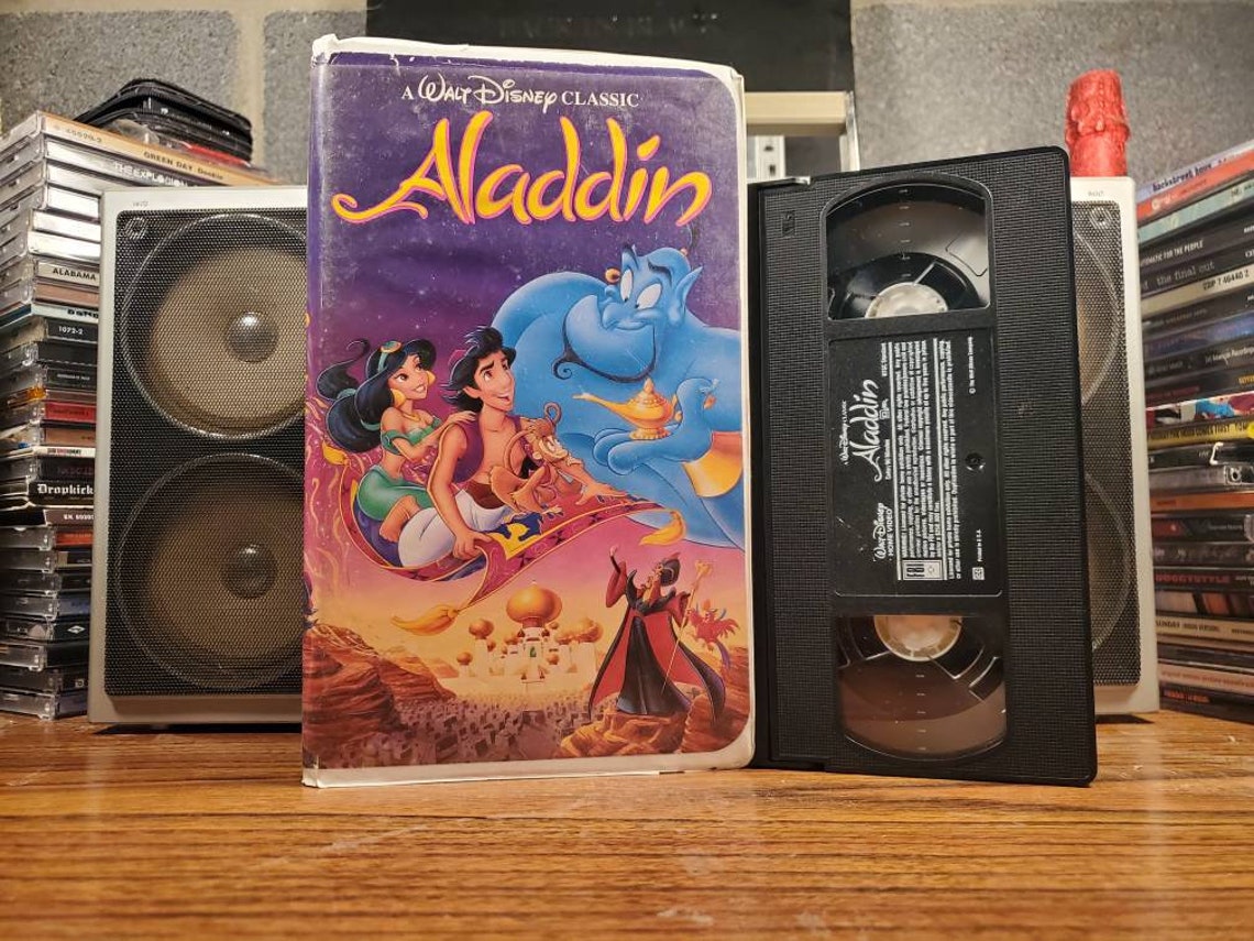 Aladdin VHS Video Cassette Tape Movie Vintage Retro VHS Etsy