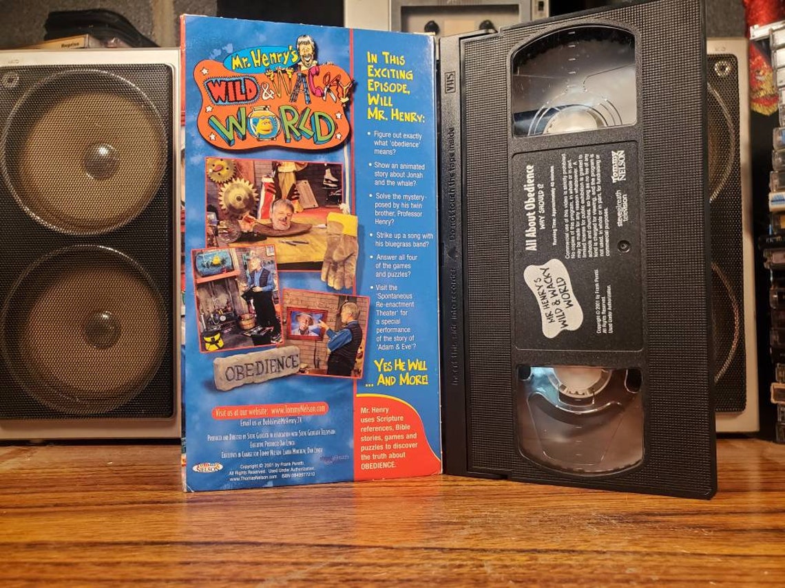 Mr. Henry's Wild and Wacky World All About Obedience VHS - Etsy