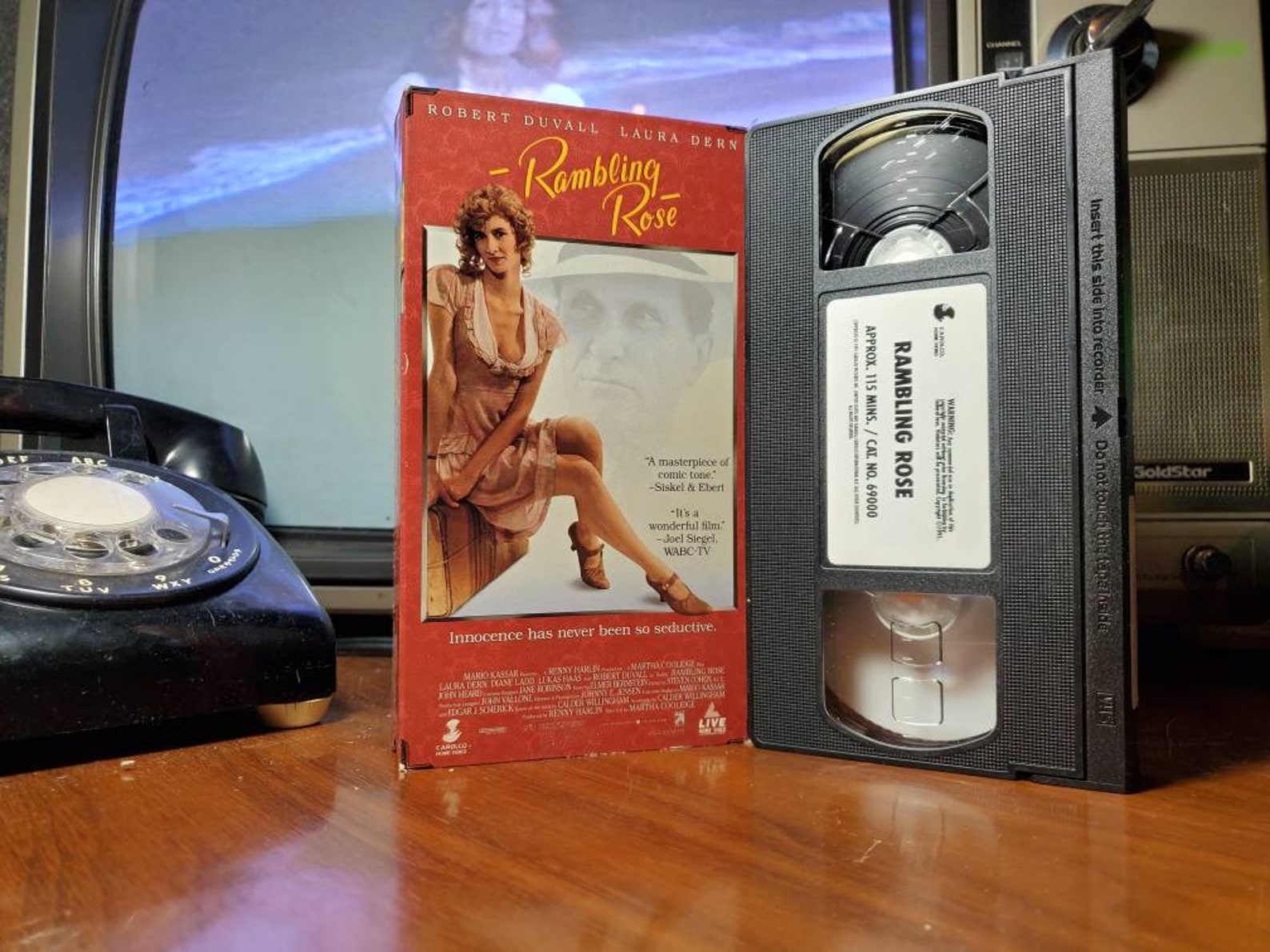 Rambling Rose VHS Video Cassette Tape Movie Vintage Retro Etsy