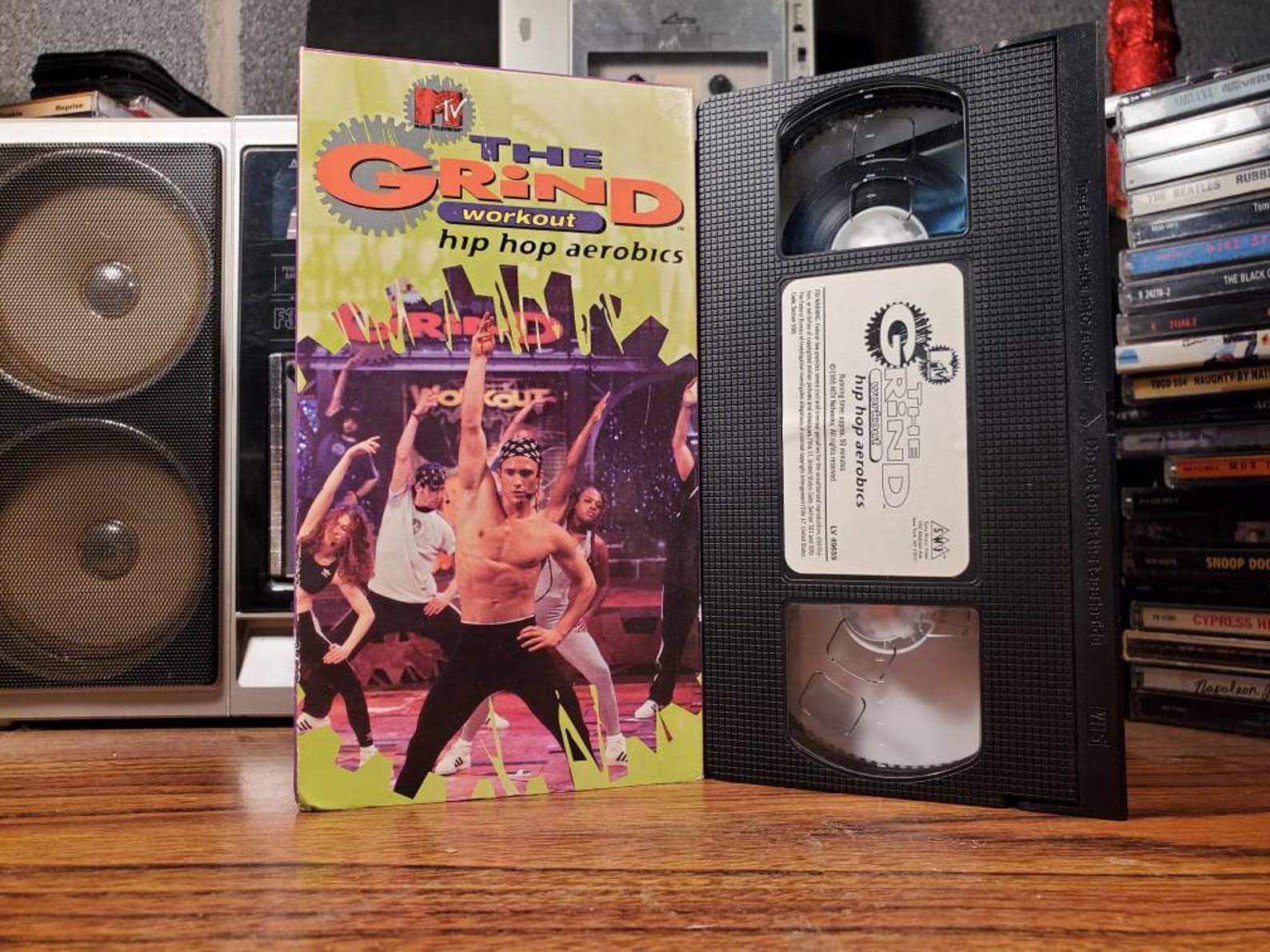 The Grind Workout Hip Hop Aerobics VHS Video Cassette Tape Etsy