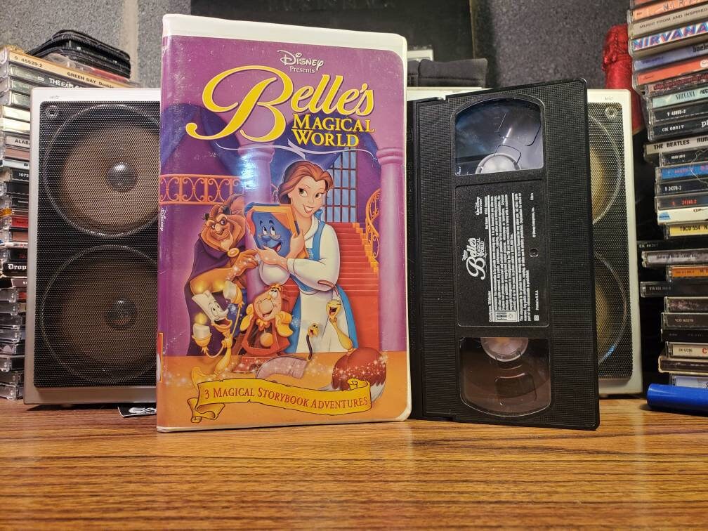 Belle S Magical World Vhs Video Cassette Tape Movie Etsy