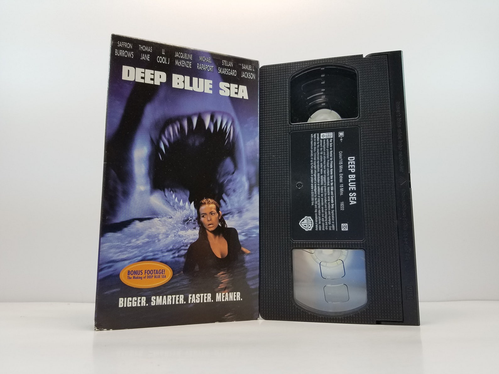 Deep Blue Sea VHS Video Cassette Tape | Etsy