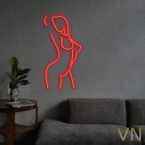 Woman body neon sign, Body neon sign, Woman neon sign, Girl body neon sign, Lady neon sign, Female neon sign,Woman body art,Woman body decor