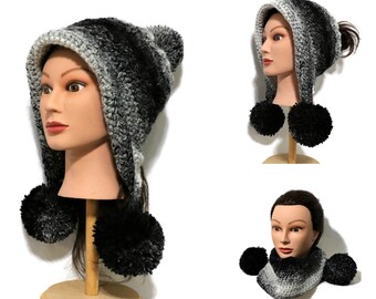 Frozen Snow Hat Warmer 5 Convertible and Original Crochet Pattern PDF