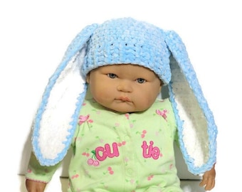 Lop Eared Bunny Hat Crochet Pattern PDF - PDF only