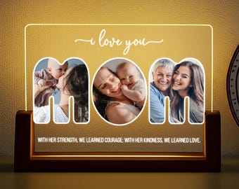 Personalized Gift for Mom - Custom Photo Gift - Meaningful Gift - Christmas Gift for Mom - Photo Collage Gift - Mum Gift - Mom Birthday Gift