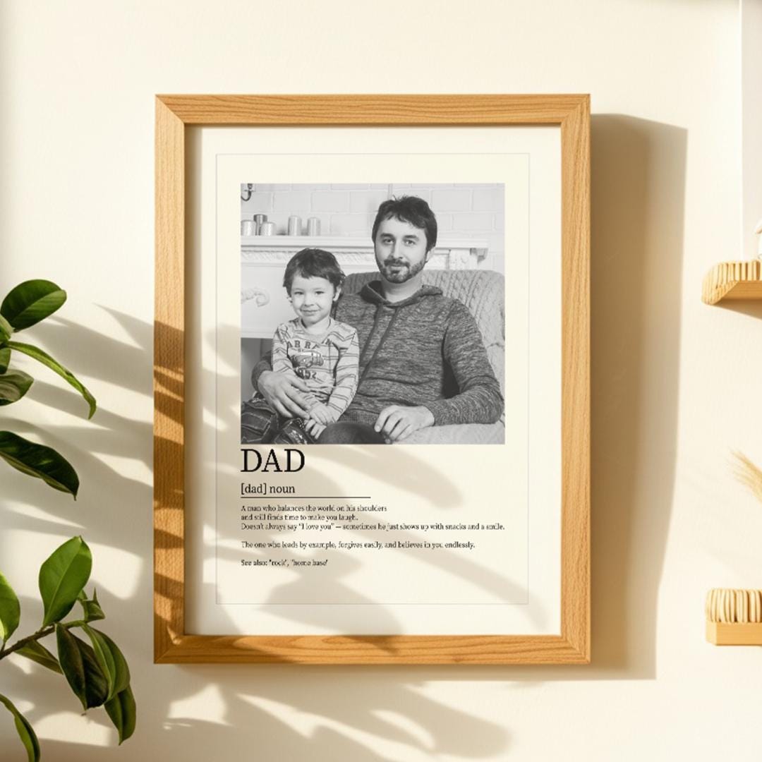 Personalized Dad Picture Frame – Sentimental Father’s Day Gift ...