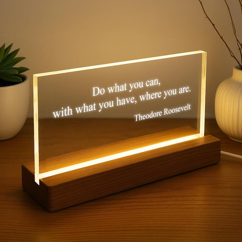 Personalized Quote Sign - Motivational Quotes - Mindfulness Gift ...