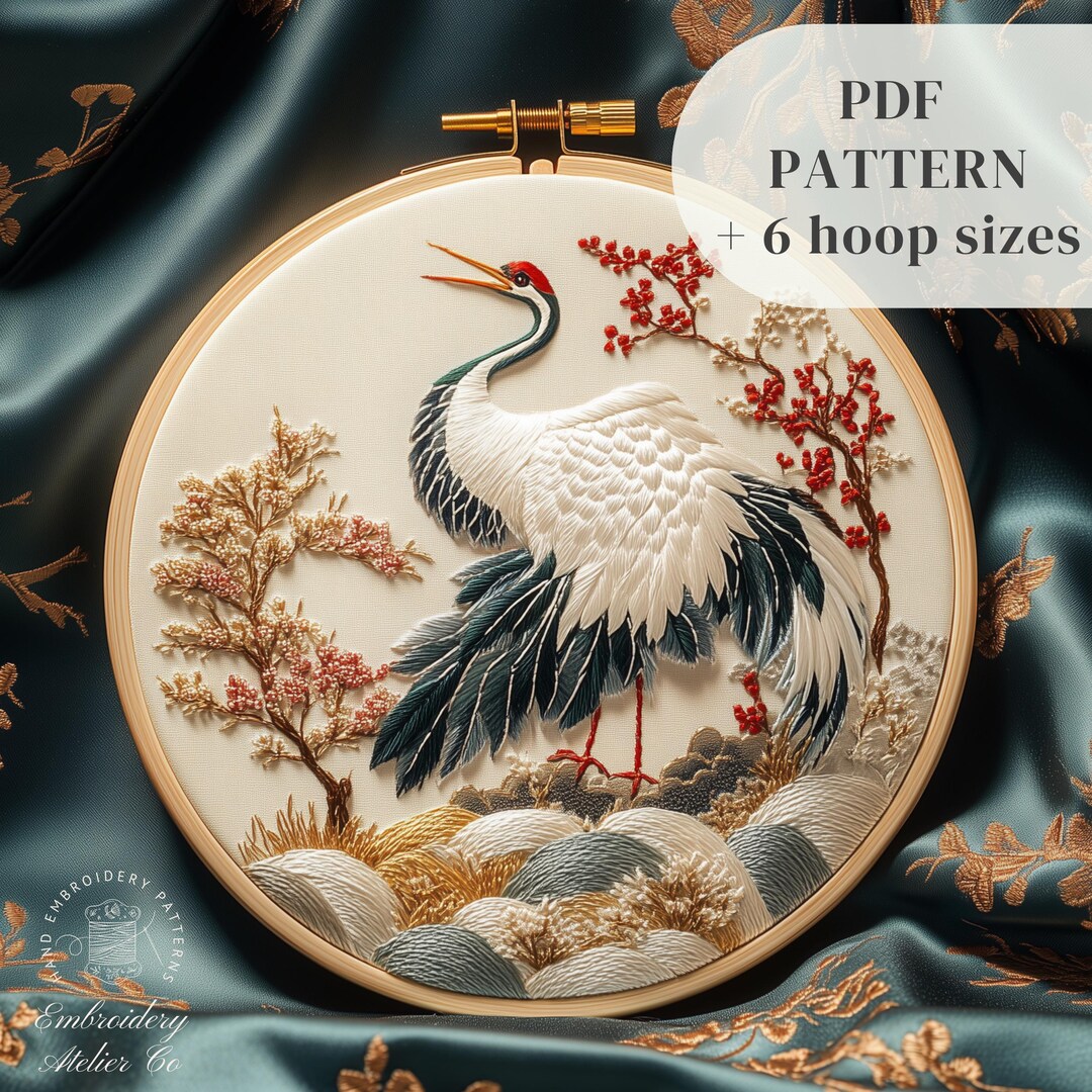 毛氈　45×7段　刺繍　松鶴 il_1080xN.6984520309_19xe.jpg