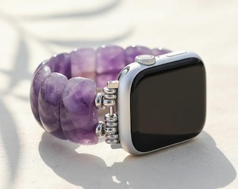 Amethyst Allure Stretch Apple Watch Strap