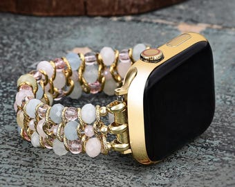 Cinturino / fascia Golden Dawn Apple Watch 38 mm 40 mm 41 mm 42 mm 44 mm 45 mm 46 mm / compatibile con tutte le serie Apple Watch