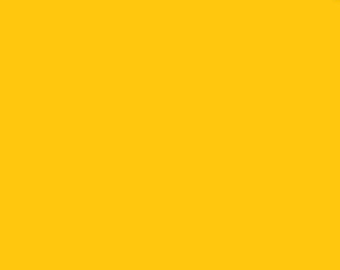 Solid Yellow Oilcloth Fabric - By the Yard