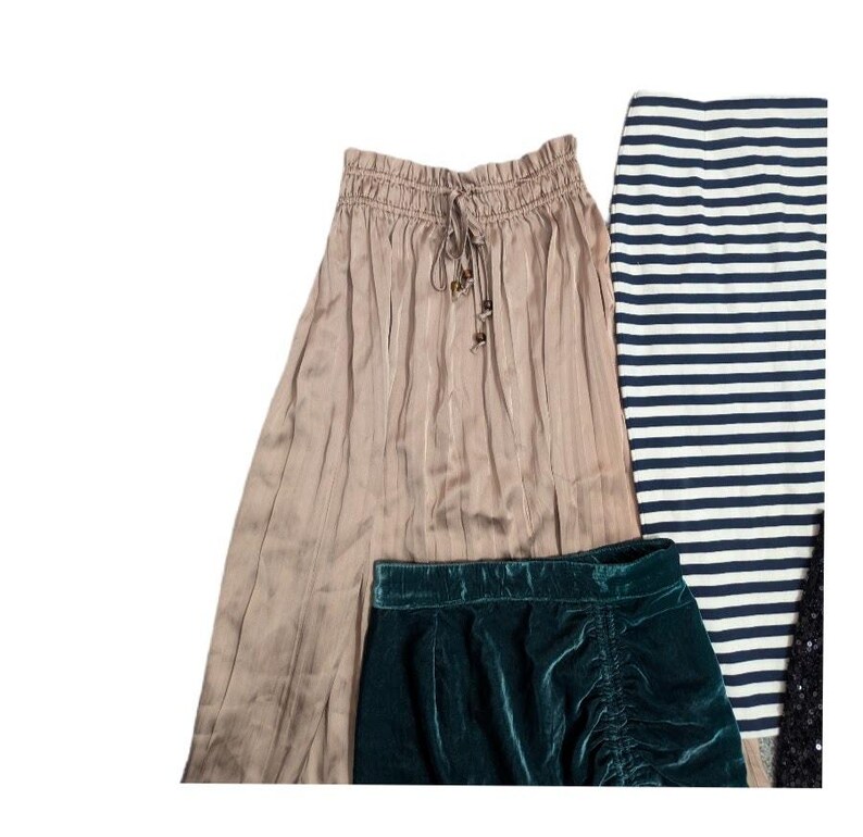 Skirt Bundle Size XS 0 00 Free People J Crew Magaschoni Glam Prep Indie image 3