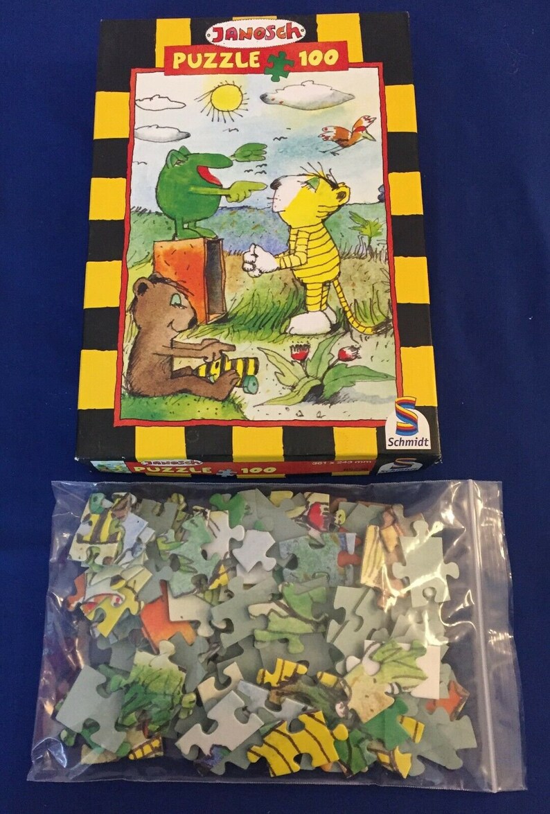 Rare Vintage Ravensburger Puzzle 55235 Janosch Germany | Etsy
