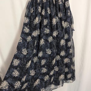 New Joie Anthropologie Baltic Print Chiffon Babydoll Sheath Dress - Women's Large - Boho Coquette Designer Party Special Occasion Wedding image 4