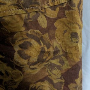 Anthropologie Moulinette Soeurs Goldbraunes Safari-Kleid mit Blumengürtel - Damen 0 - Boho Cottagecore Jungle Bild 5