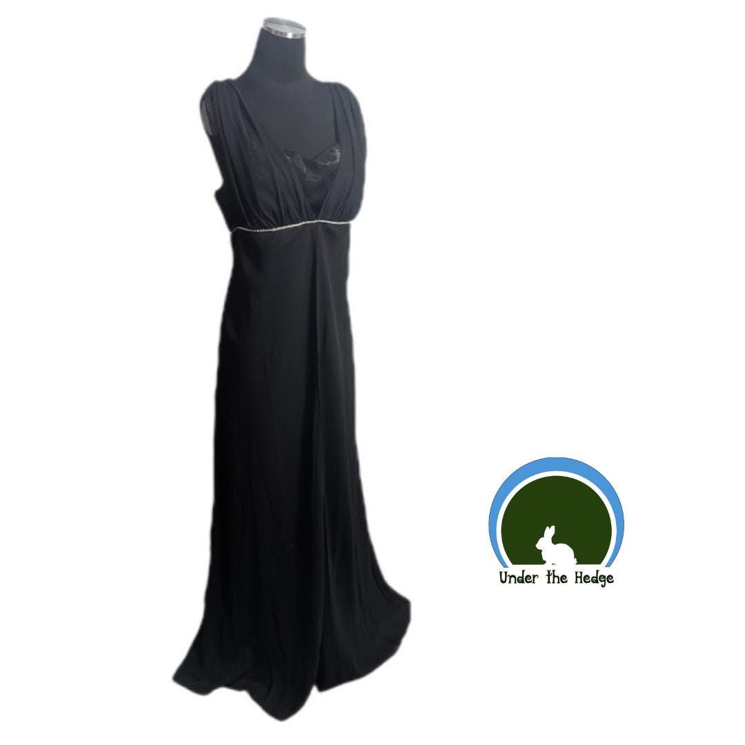 Empire Waist Black Dress - Etsy Empire Waist Black Dress - Etsy