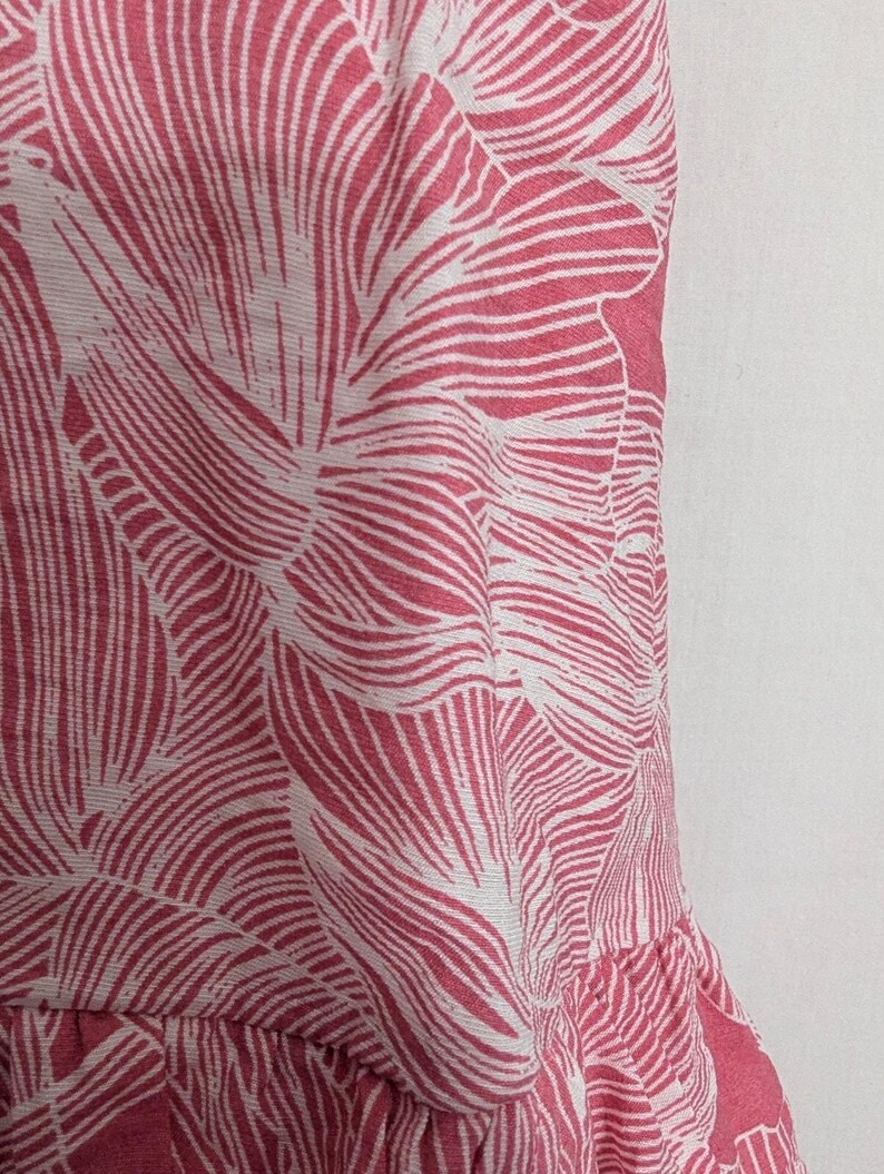 Anthropologie &Merci roze minijurk met bloemen en micro-ruches | Coquette Cottagecore Boho Vrouwelijk | Maat Small afbeelding 4