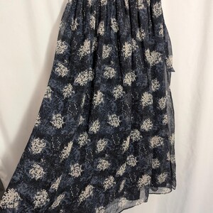 New Joie Anthropologie Baltic Print Chiffon Babydoll Sheath Dress - Women's Large - Boho Coquette Designer Party Special Occasion Wedding image 4