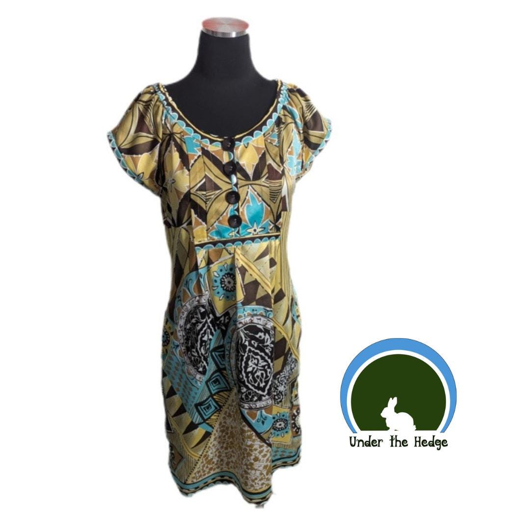 Brown and Turquoise Dresses