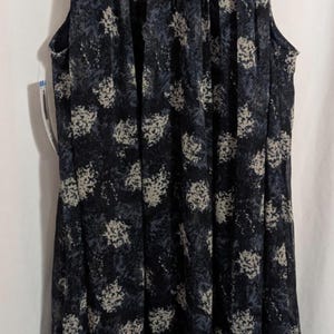New Joie Anthropologie Baltic Print Chiffon Babydoll Sheath Dress - Women's Large - Boho Coquette Designer Party Special Occasion Wedding image 7