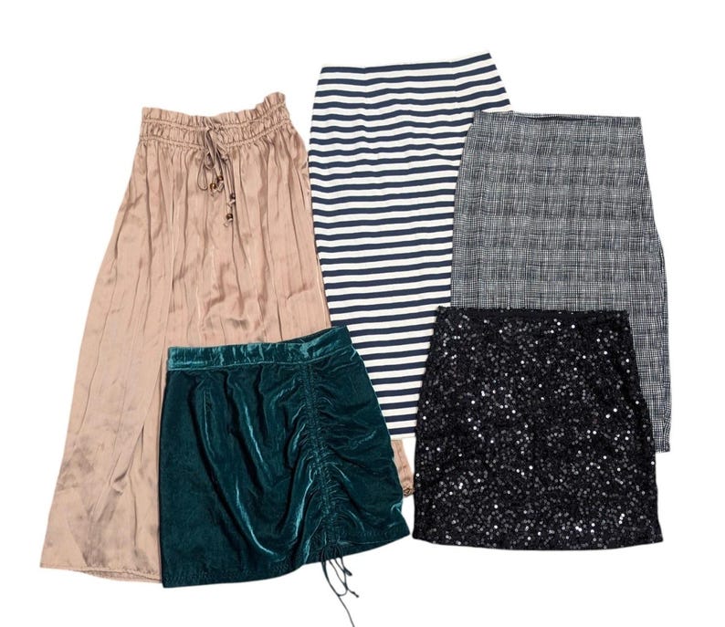 Skirt Bundle Size XS 0 00 Free People J Crew Magaschoni Glam Prep Indie image 2