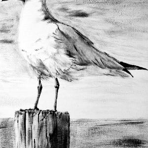 Decorative black and white painting