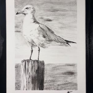 Decorative black and white painting