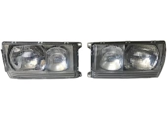 Headlight Right + Left Set 1979-1985 For Mercedes W123 C123 Coupe S123 NEW