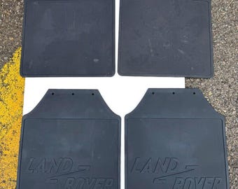 Rubber Mud Flap Set Front and Rear for Defender 90 110 130 1986-16 4pcs