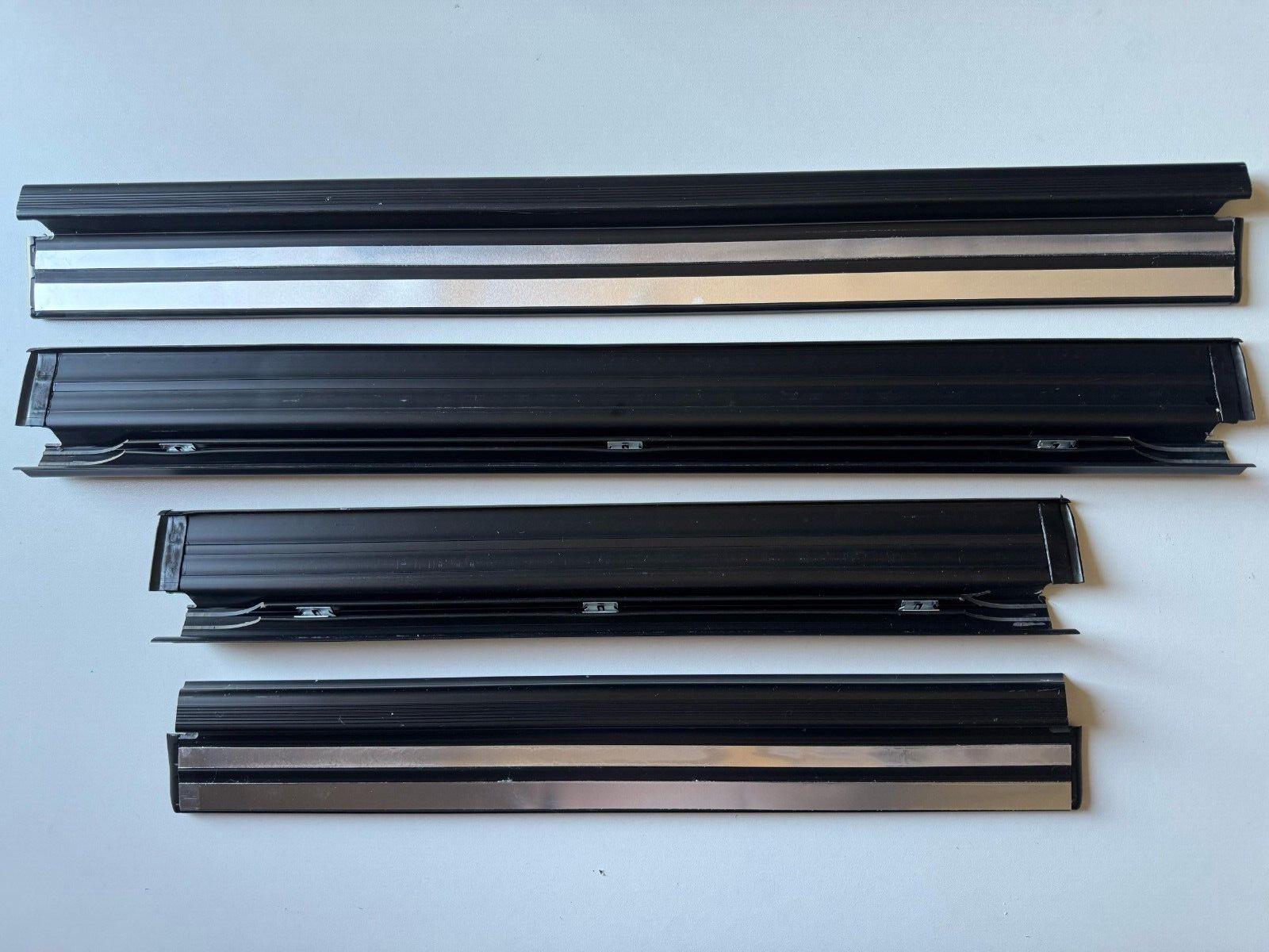Door Sill Cover Plate Set 4 Pcs for Mercedes W124 Sedan 85-96